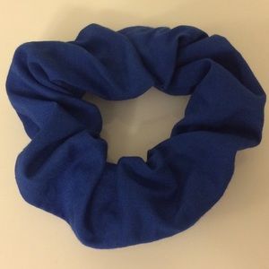 $4 Add-On New Hair Scrunchie Ponytail Elastic Handmade Hair Accessory Dark Blue
